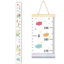 Load image into Gallery viewer, Rainbow Unicorn Children's Hanging Kids Growth Chart Wall Sticker Rule Growth Table Height Measurement Ruler for Kids Boys Girls